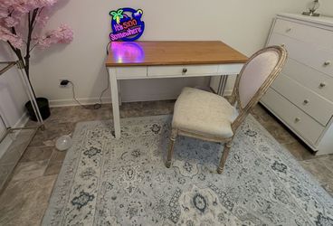 neon sign fridge, desk printer