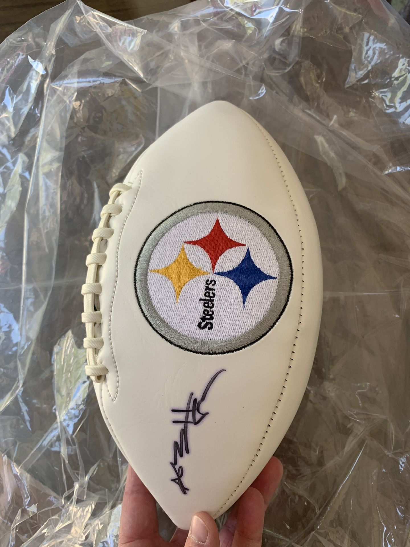 Antonio Brown Signed Football