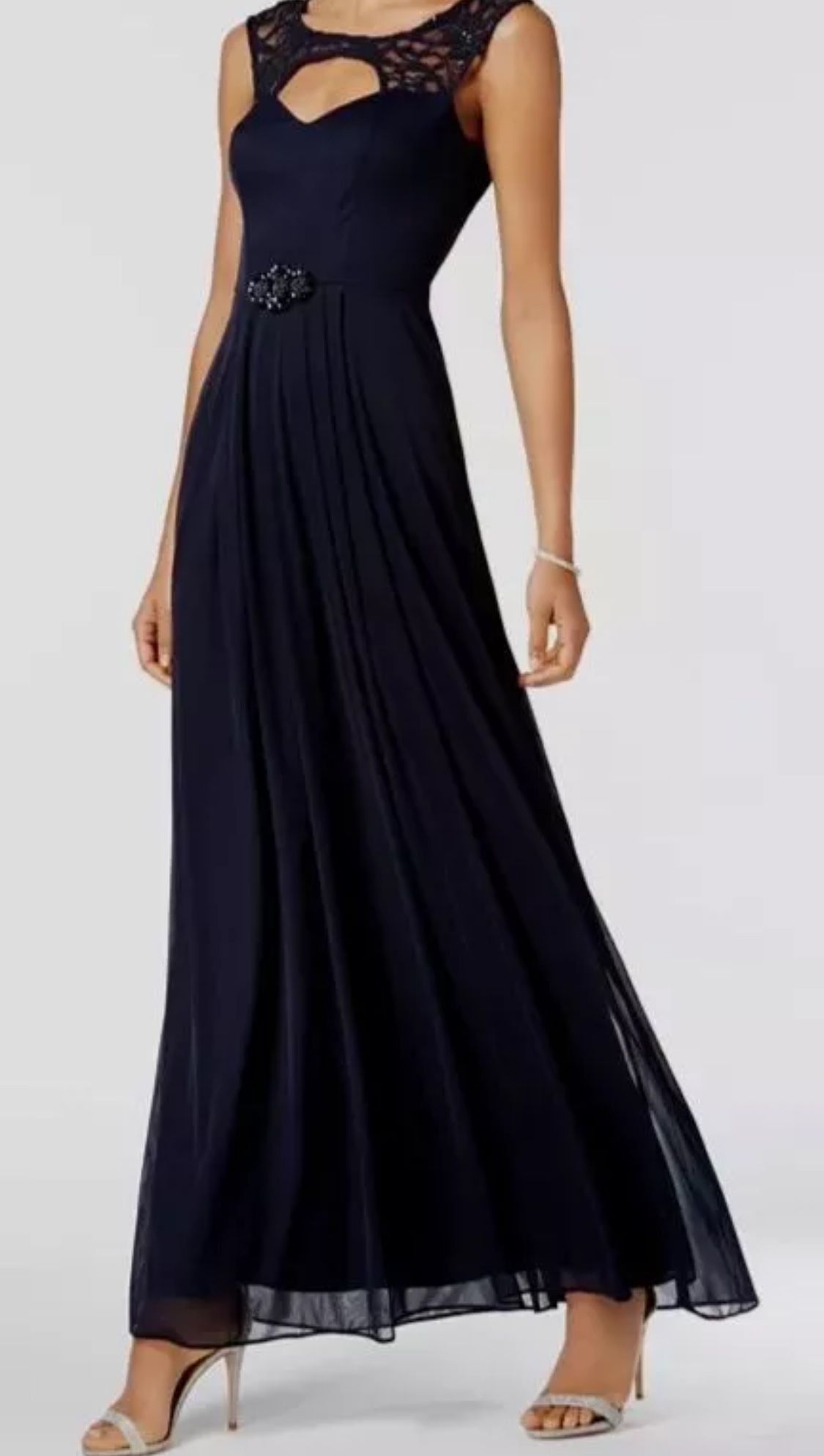 Size 8 NWT Navy Blue Formal Dress Gown