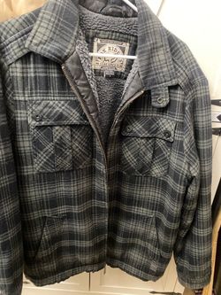 FOX RIDER/racing jacket-coat- Pendleton style
