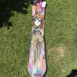 Artwork On Snowboard Taylor Basik 