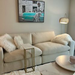 Faux Marble & Gold Nesting Coffee tables and Side Table 