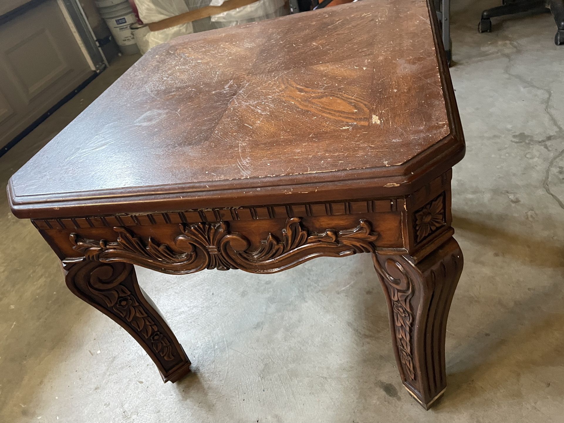 Cherry Wood End Table
