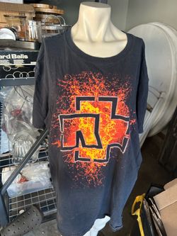 Rammstein shirt size xl as is condition band tee