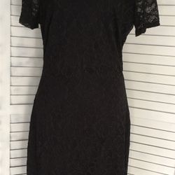 Black Lace Dress, XL