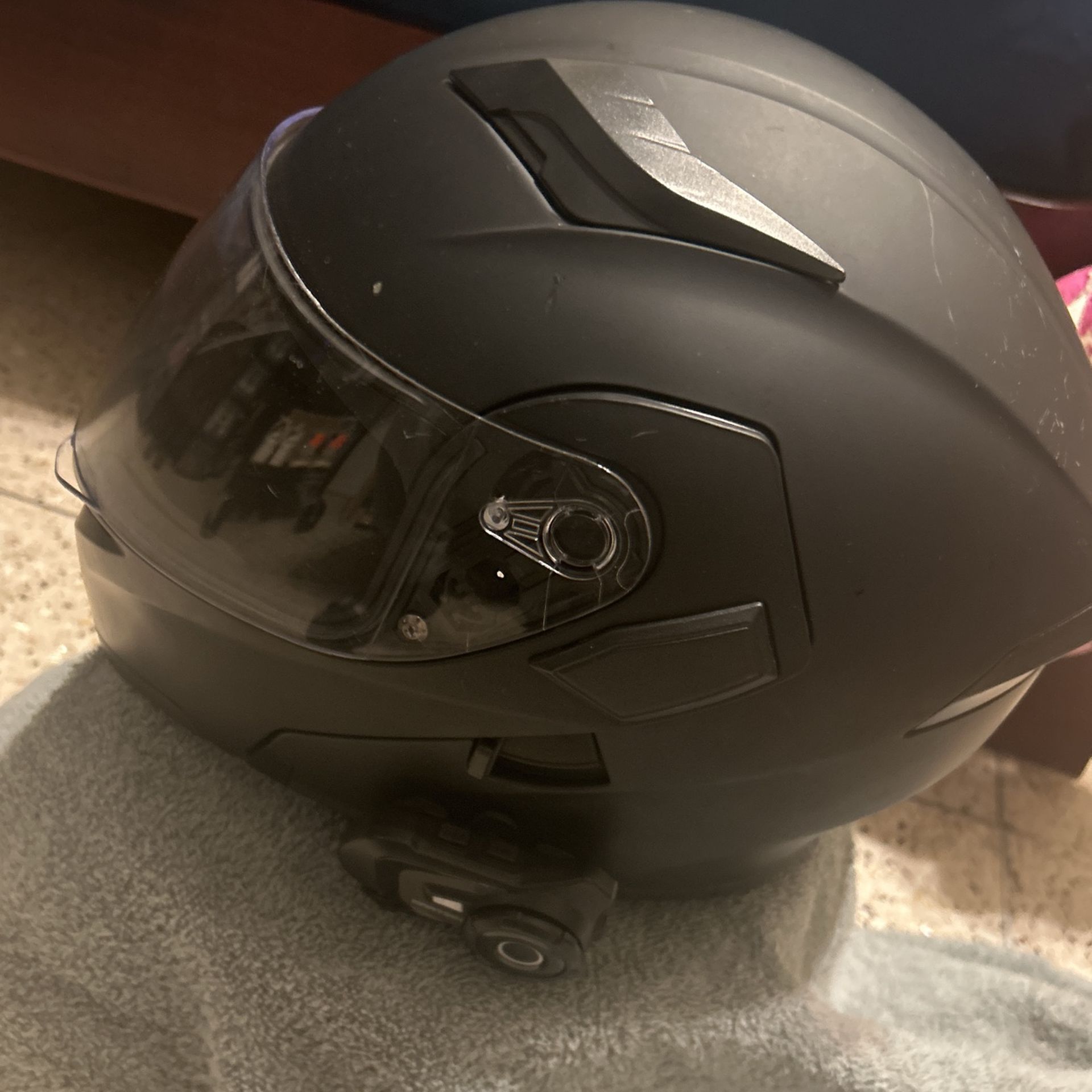 1Storm  Motorcycle Helmet With  Built -in  Bluetooth Waterproof Earphone Kit 