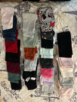 Toddler Girls Pants and Leggings Bundle