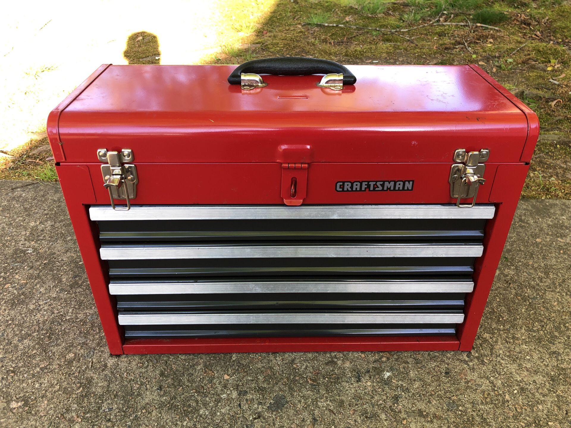 Craftsman 4Drawer Portable Tool Chest Red for Sale in Raleigh, NC