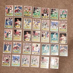 1984 Topps Football Stickers 34 Total