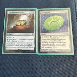 Talisman Of Curiosity And Simic Signet Magic The Gathering Mtg Cards