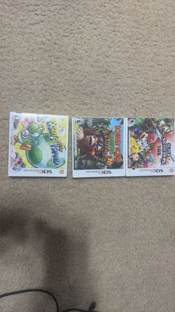 3 games for Nintendo 3Ds
