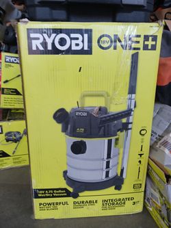 Ryobi 18 volt vacuum 4.75 gallon