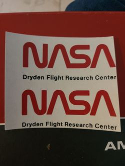 Original NASA Iron-on decal