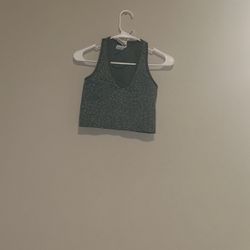 Blue Cheetah Print Tank Top 