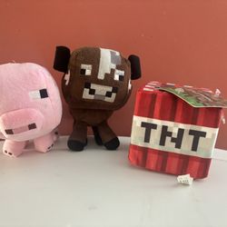 Minecraft plush set 