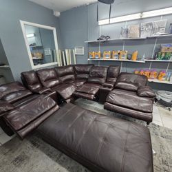 Cindy Crawford Leather Recliner-delivery Available 