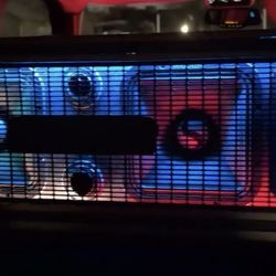 NEW CUSTOM SPEAKER BOX WITH 4 Kicker St 9” Mid Bass Speakers With Tweeters