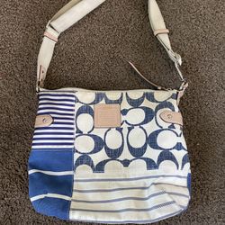 Vintage Blue Coach Bag