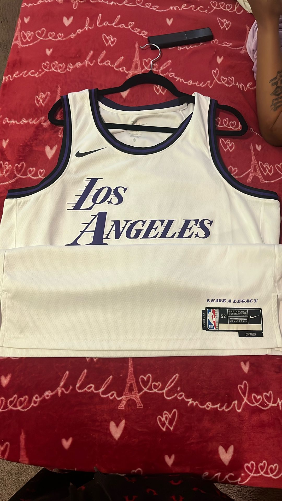 Xl Anthony Davis Laker Jersey City Edition