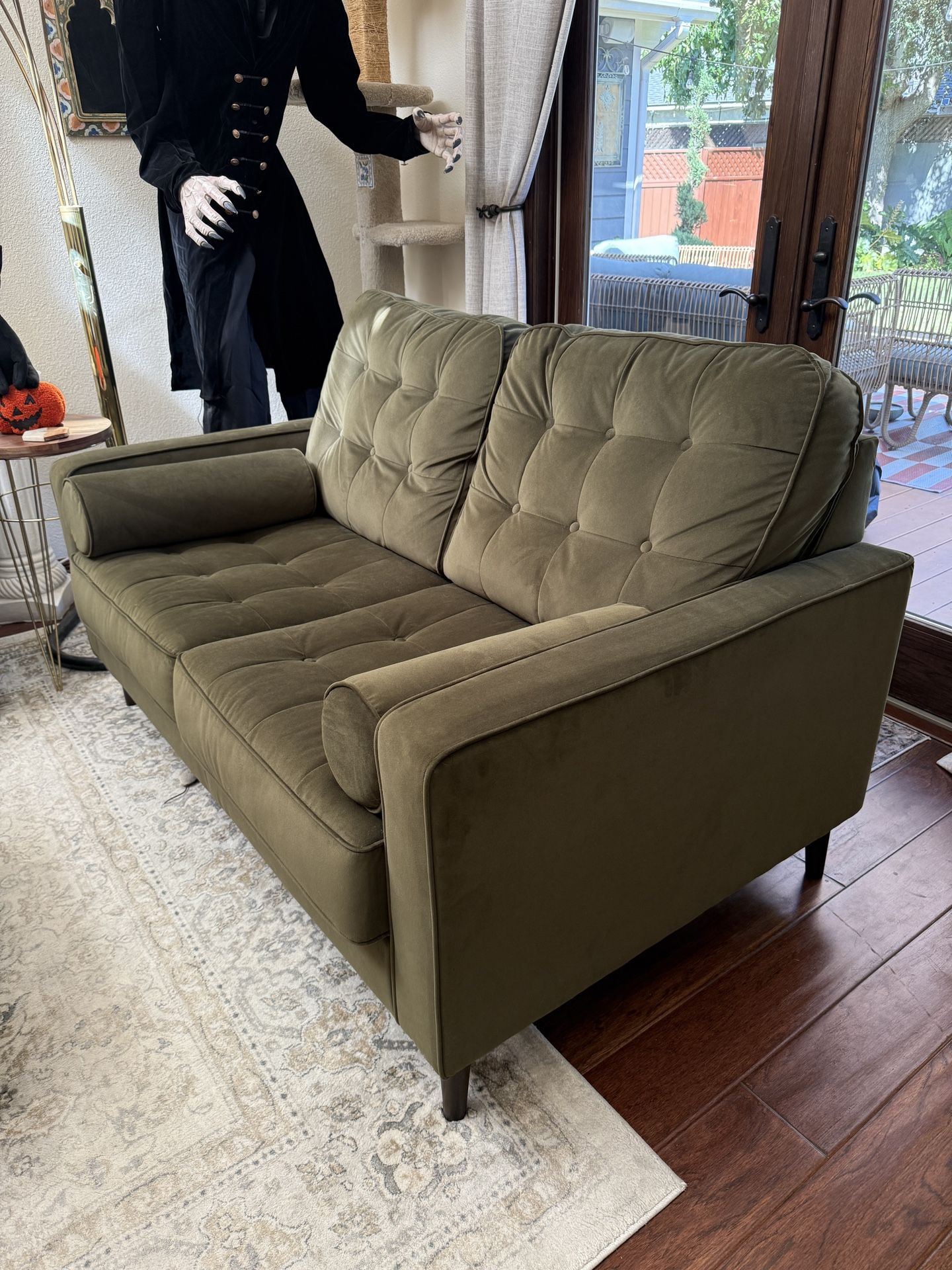 Dark Green Couch Or Loveseat