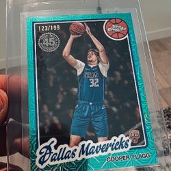 Topps Chrome Cooper Flagg Rookie 123/199 🔥