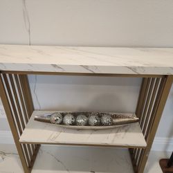 Console Table Marble And Gold