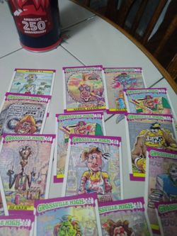 Vtg Grossville High Trading Cards