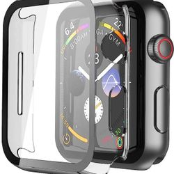 2 Pack Transparent PC Case For Apple Watch Series 6/SE/5/4 44mm Z4 (355)