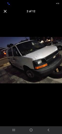 Chevy express van complete front end