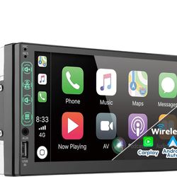 Touchscreen Carplay Stereo, Radio, Fm, Backup Camera, HD