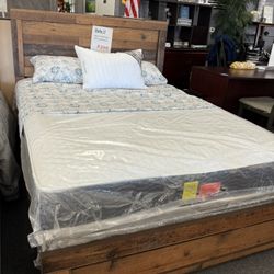 SALE!!!Queen Bed frame With Mattress Set 