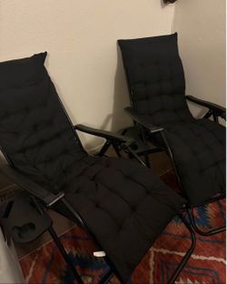 Padded zero gravity recliners (set of 2)