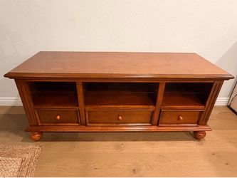 Solid Wood TV Stand – 3 Drawers | Very Sturdy Build
