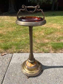 Vintage Floor-Standing Ashtray
