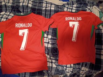 2 Size medium Ronaldo jersey