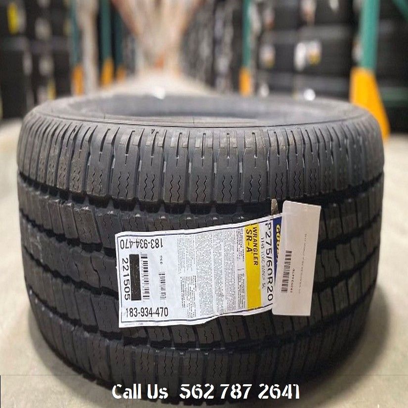 P275 60r20 goodyear wrangler set of brand new tires on special llantas
