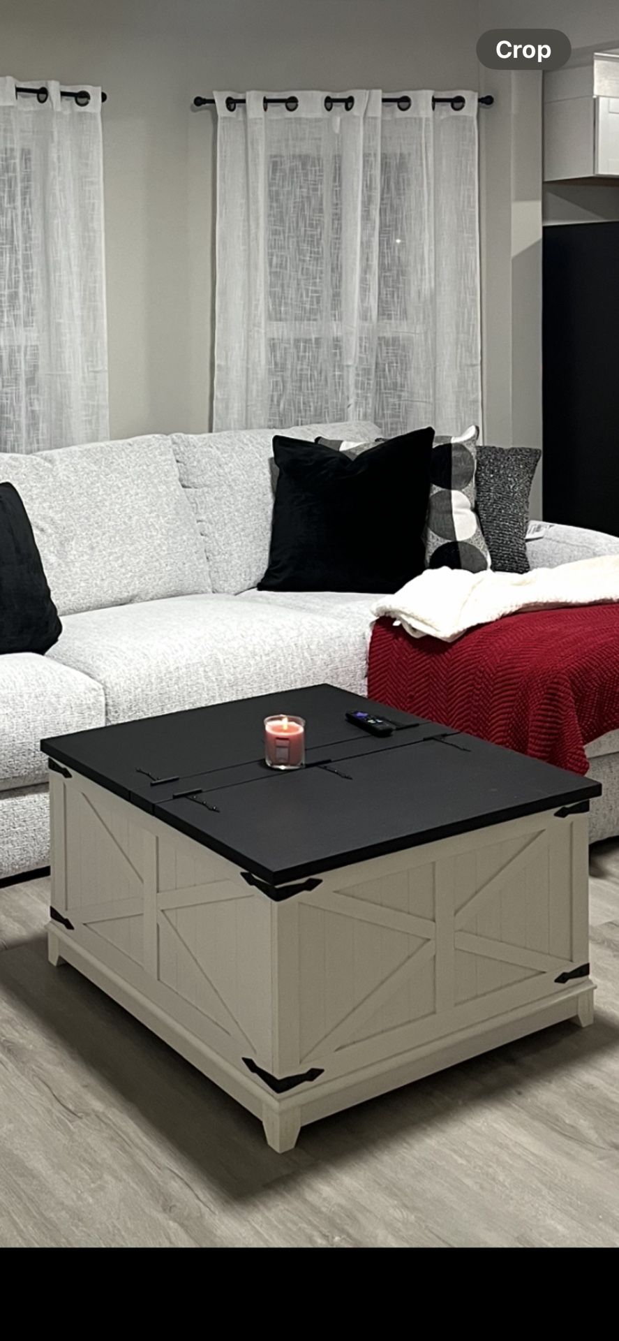 Farmhouse Coffee Table With Storage
