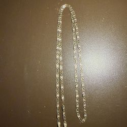 10k Gold Tri-Color Valentino Chain