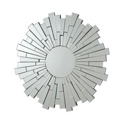 Sunburst Circular Mirror in Silver ONLY $245- SALE!
