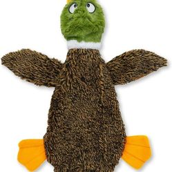 NWT Large Best Pet Supplies Squeaky Dog Toy with Soft Durable Fabric Duck Activities Play