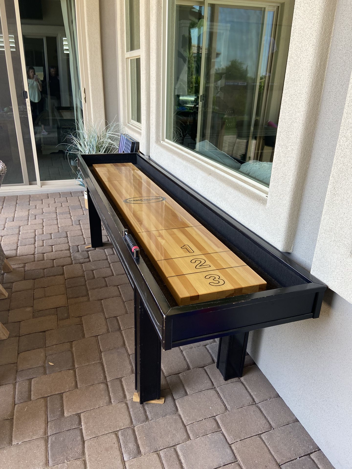 Shuffleboard Table & Accessories