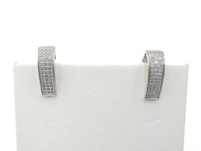 0.70 Dwt Diamonds 10k Yellow Gold 2.2 Grams Cluster Earrings Mk1225lozmia