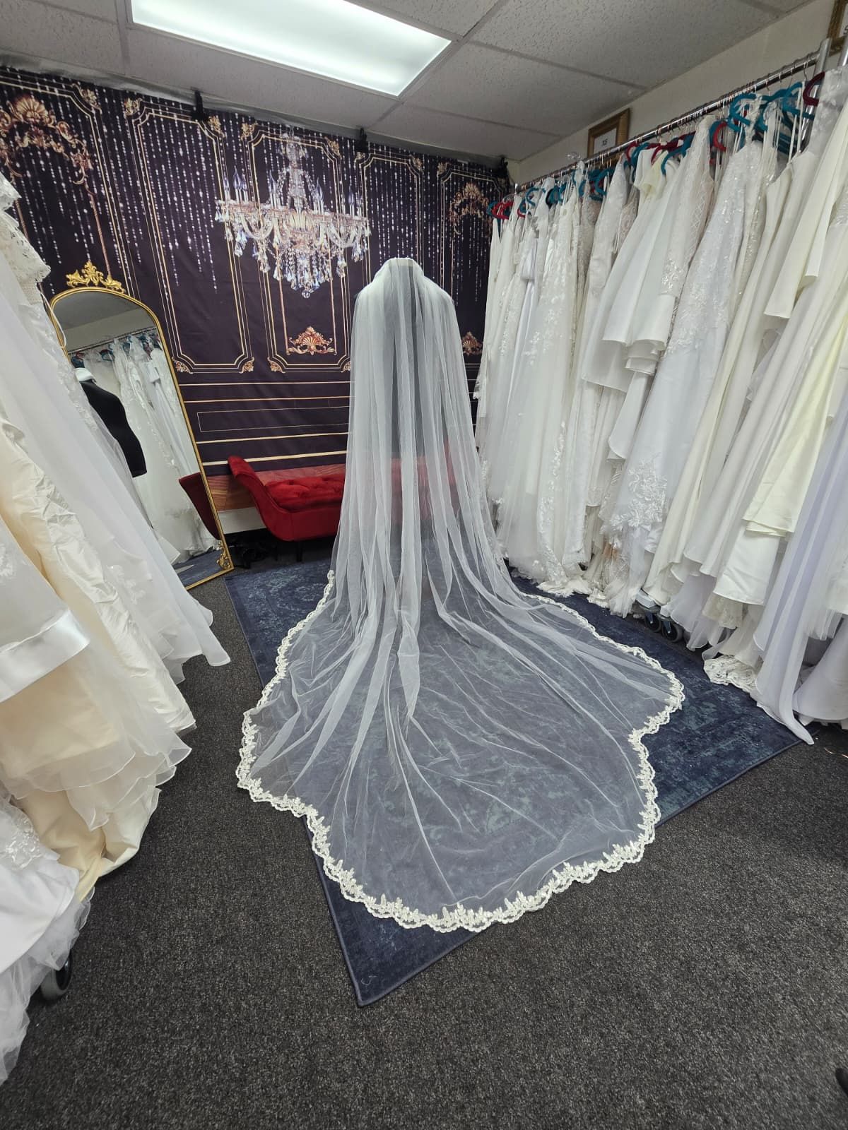 Mantilla Cathedral Ivory Wedding Veil New