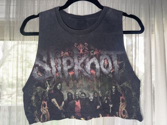 Slipknot Cropped Band Tank – Size Small
