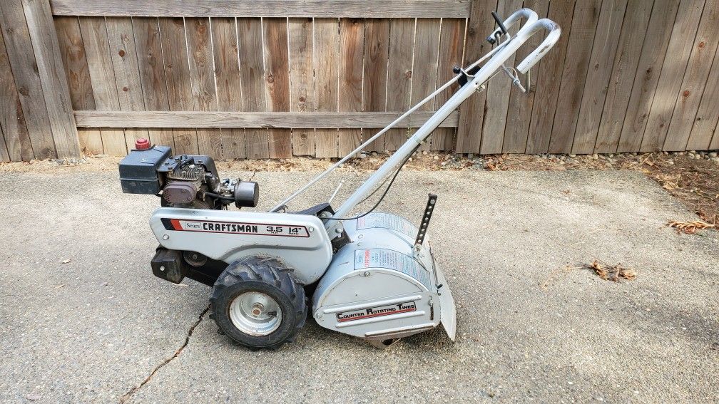 Craftsman 3.5 HP Rear Tine Tiller Model 917.299130 with Tecumseh 143714012 Engine