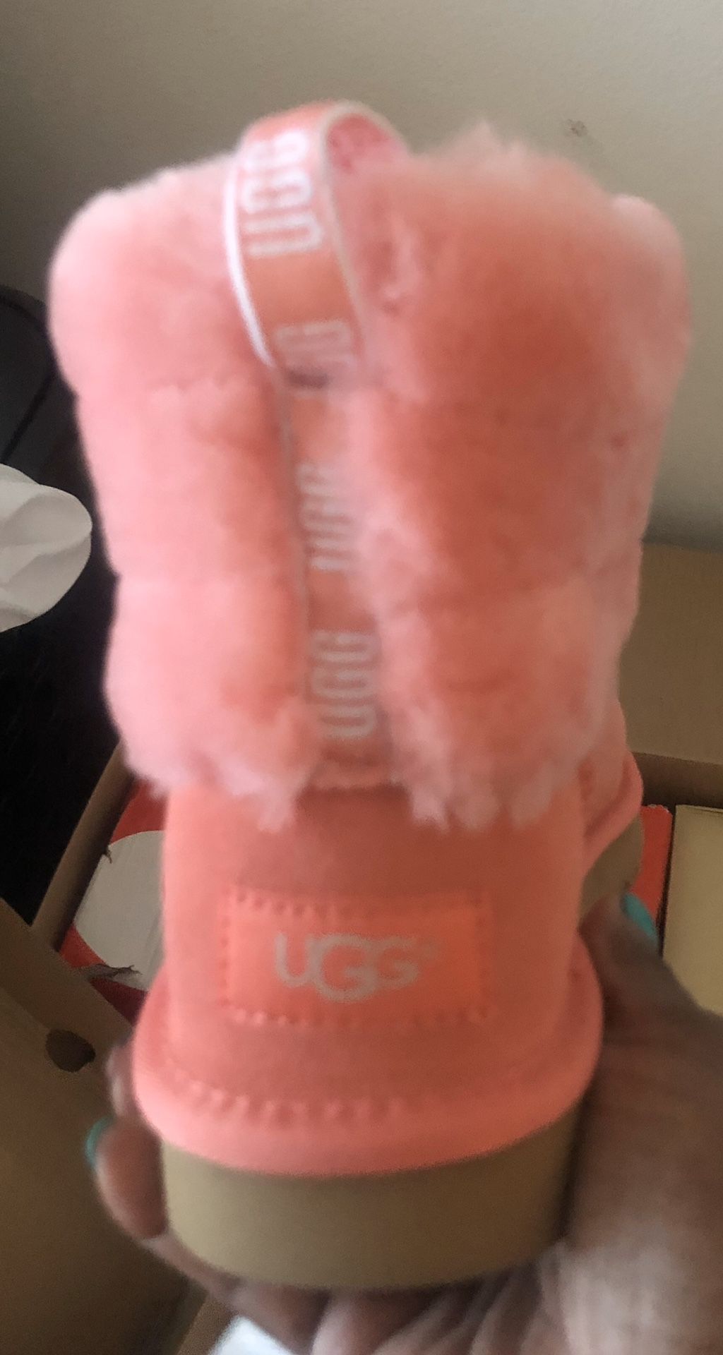 New Pink Ugg Boots (Never Worn) Box slightly damaged