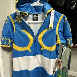 Street Fighter Character: Chun-Li Hoodie Capcom Size MEDIUM