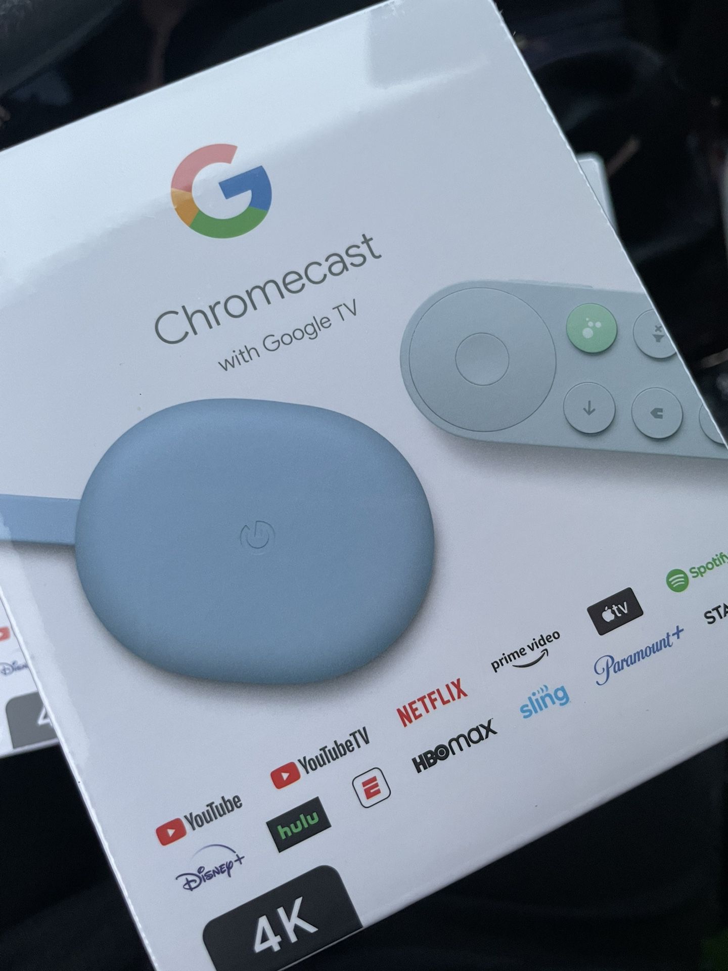 Chromecast w/ Google TV - Blue $35