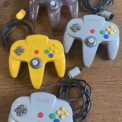 Nintendo 64  CONTROLLERS