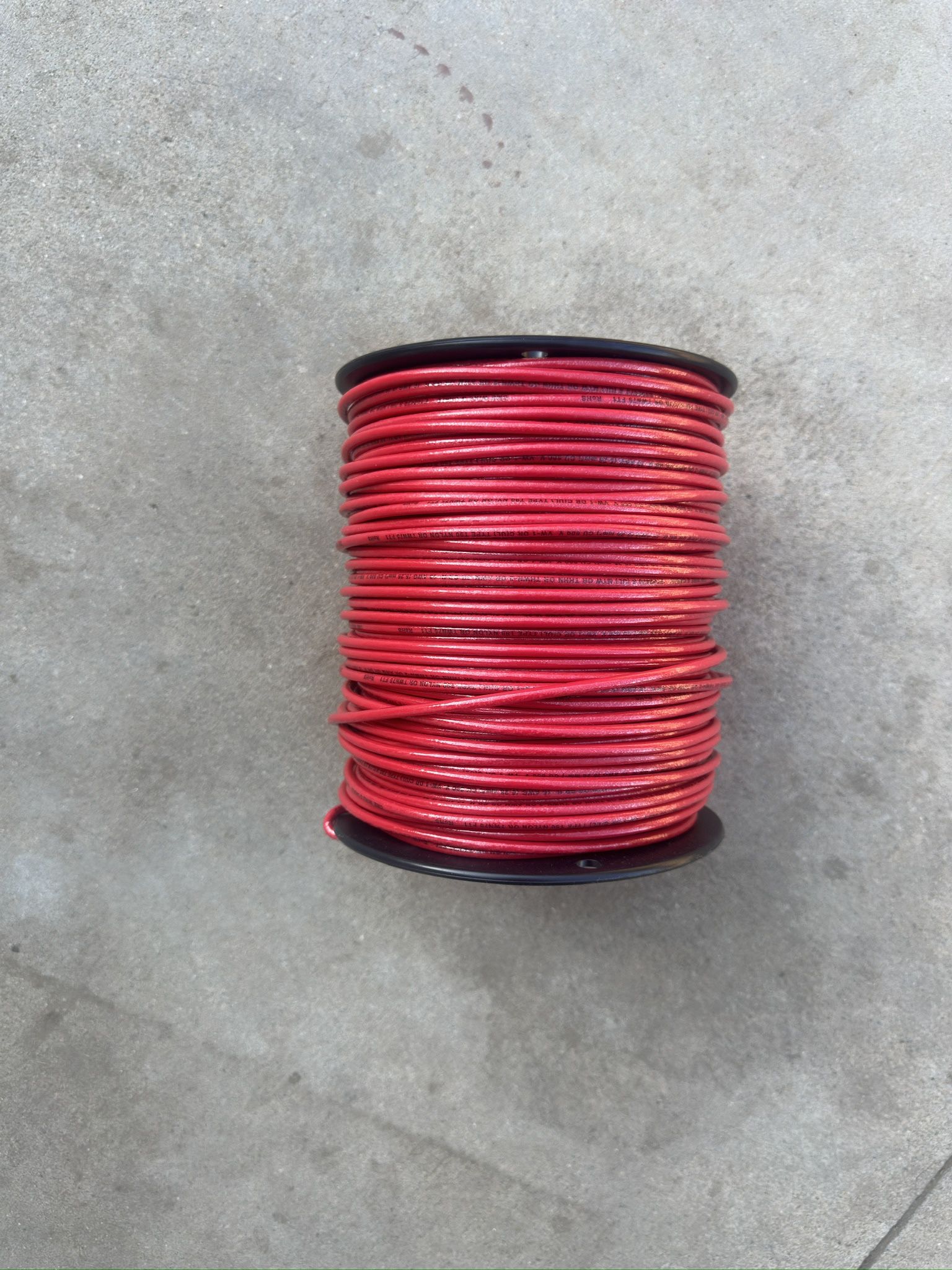 500ft. 10 Gauge Red Stranded copper THHN Wire